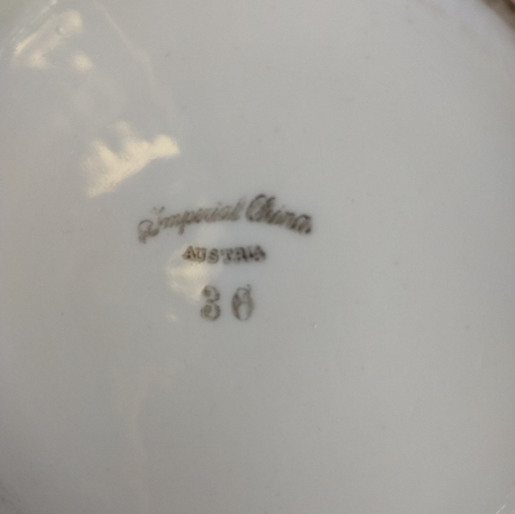 Antique Austrian Imperial China Porcelain Portrait Pitcher, Cups & Saucers Set - Picture 9 of 12